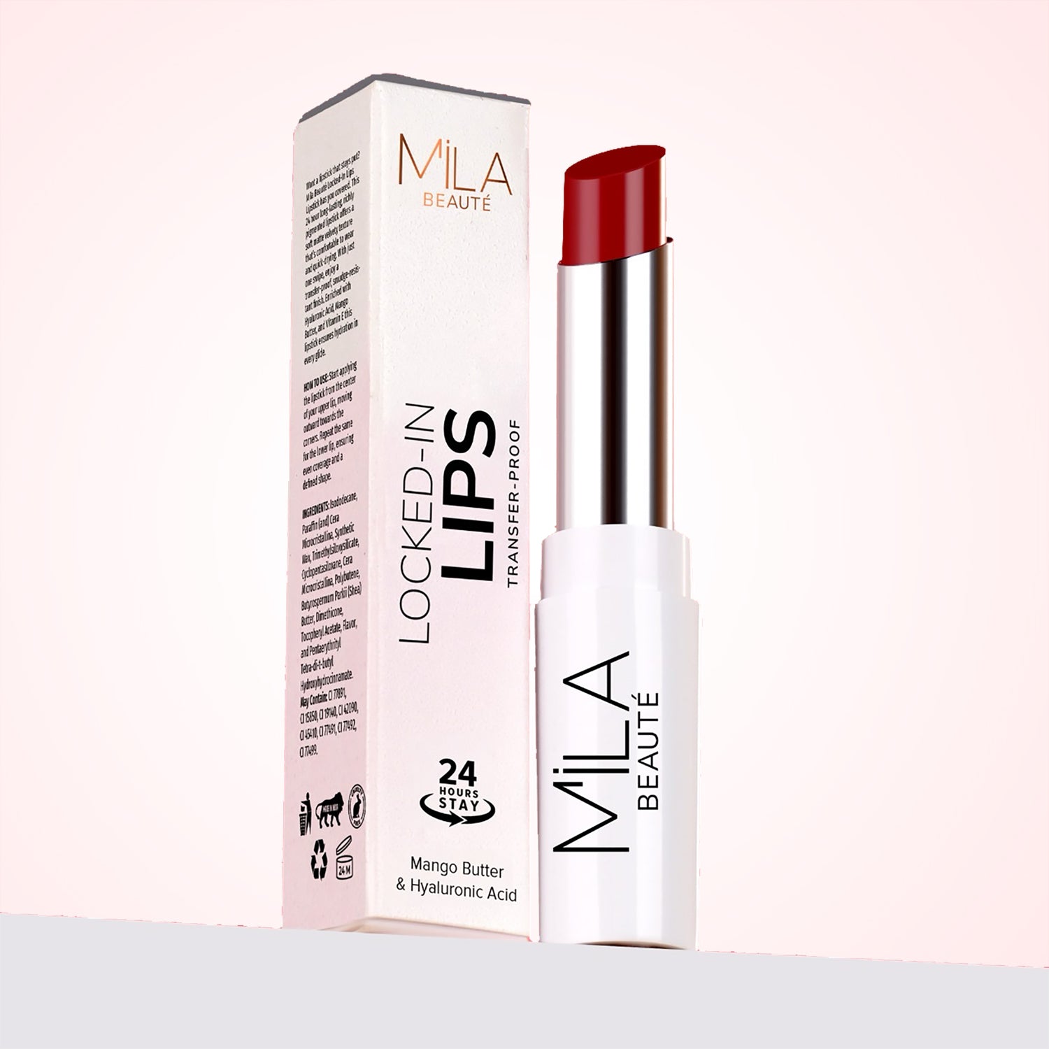 24Hr Non Transfer Locked-in Matte Lipstick
