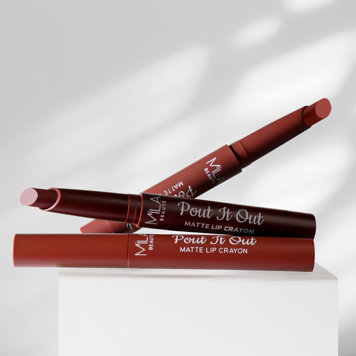 Pout It Out Lip Crayons I Set of 3 Nudes & Browns