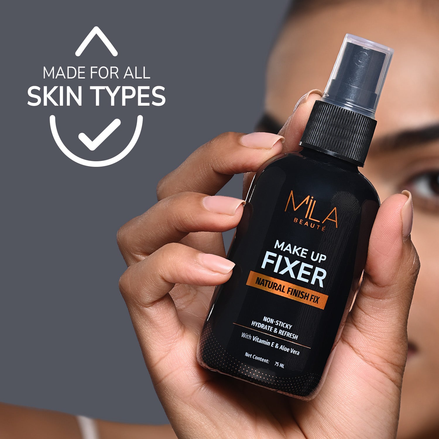 Non Sticky Matte Makeup Fixer Spray