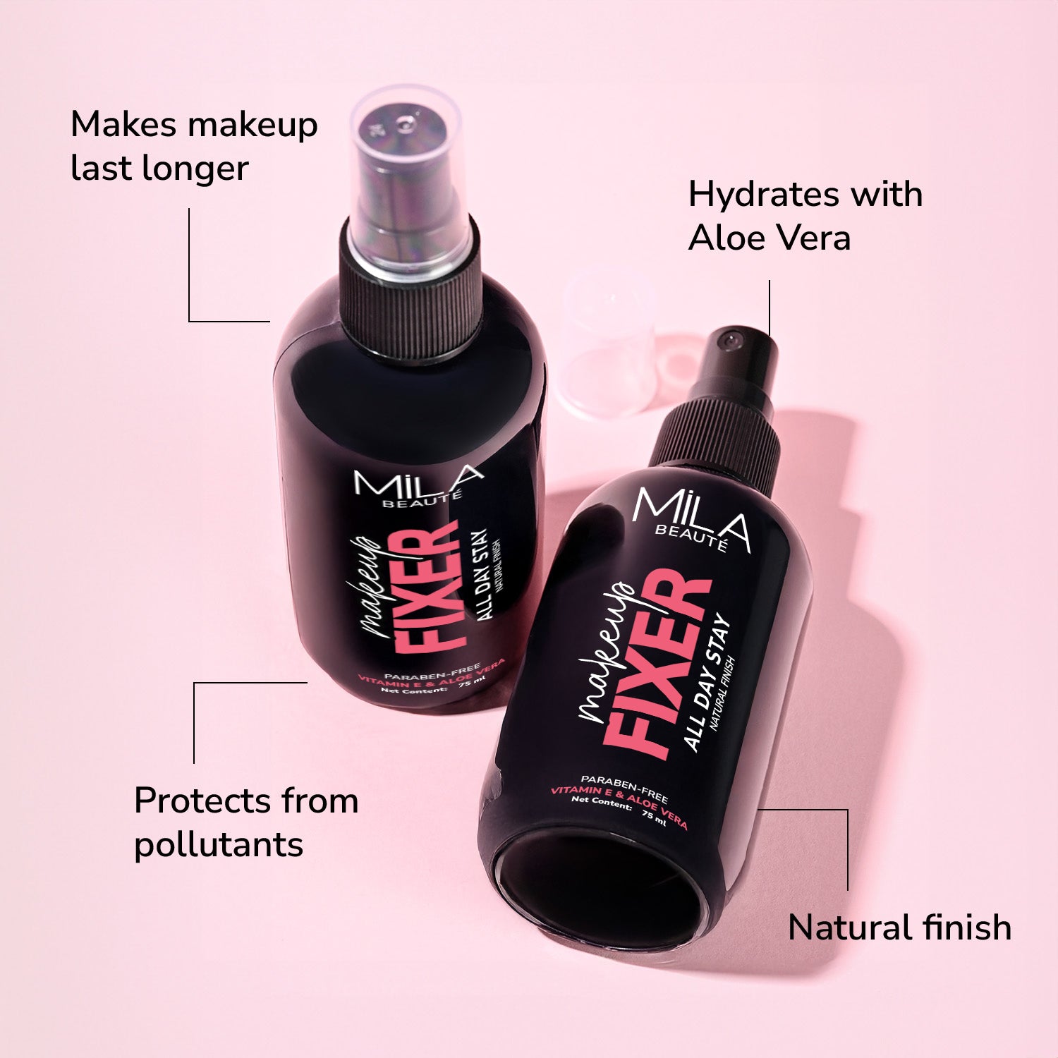 Non Sticky Matte Makeup Fixer Spray