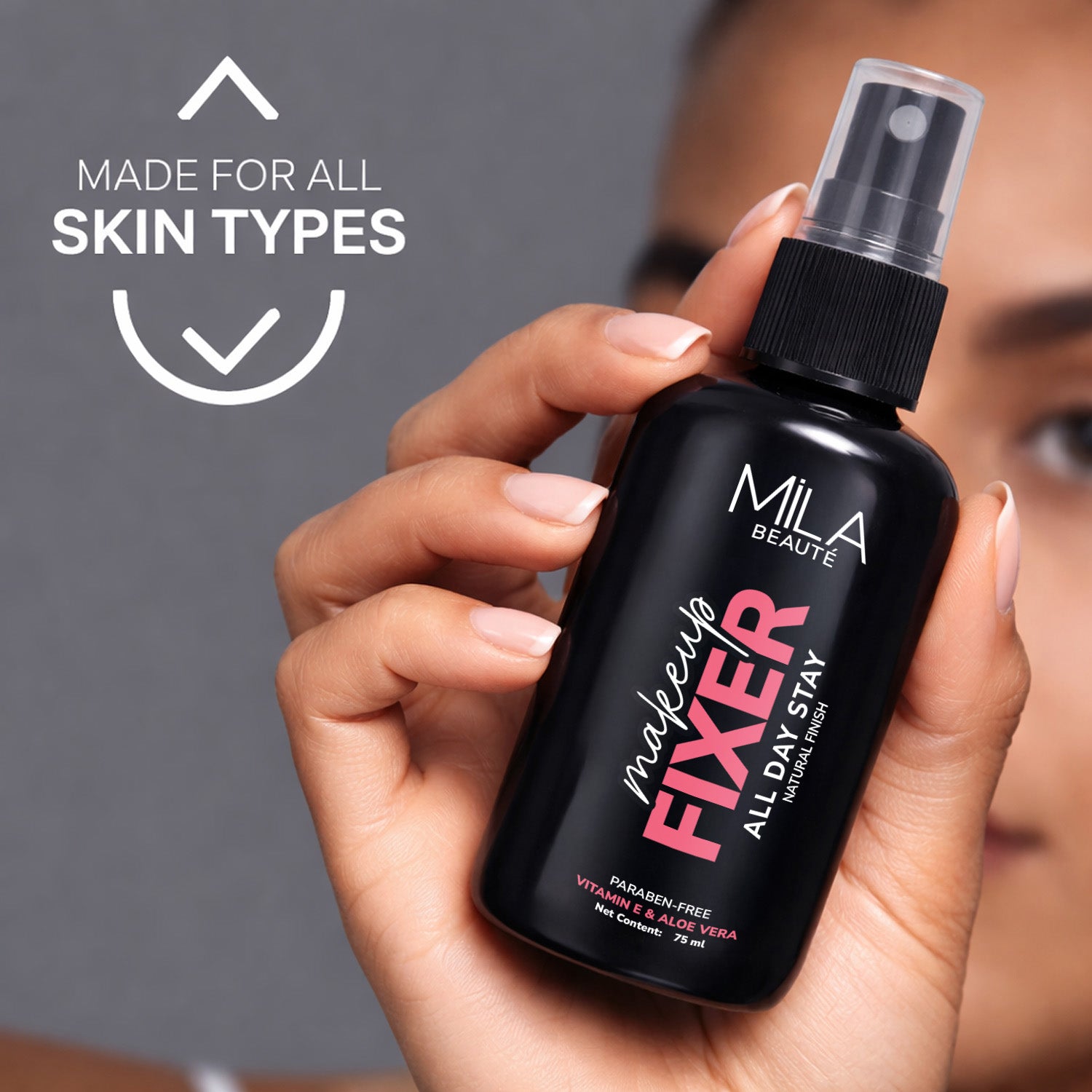 Non Sticky Matte Makeup Fixer Spray