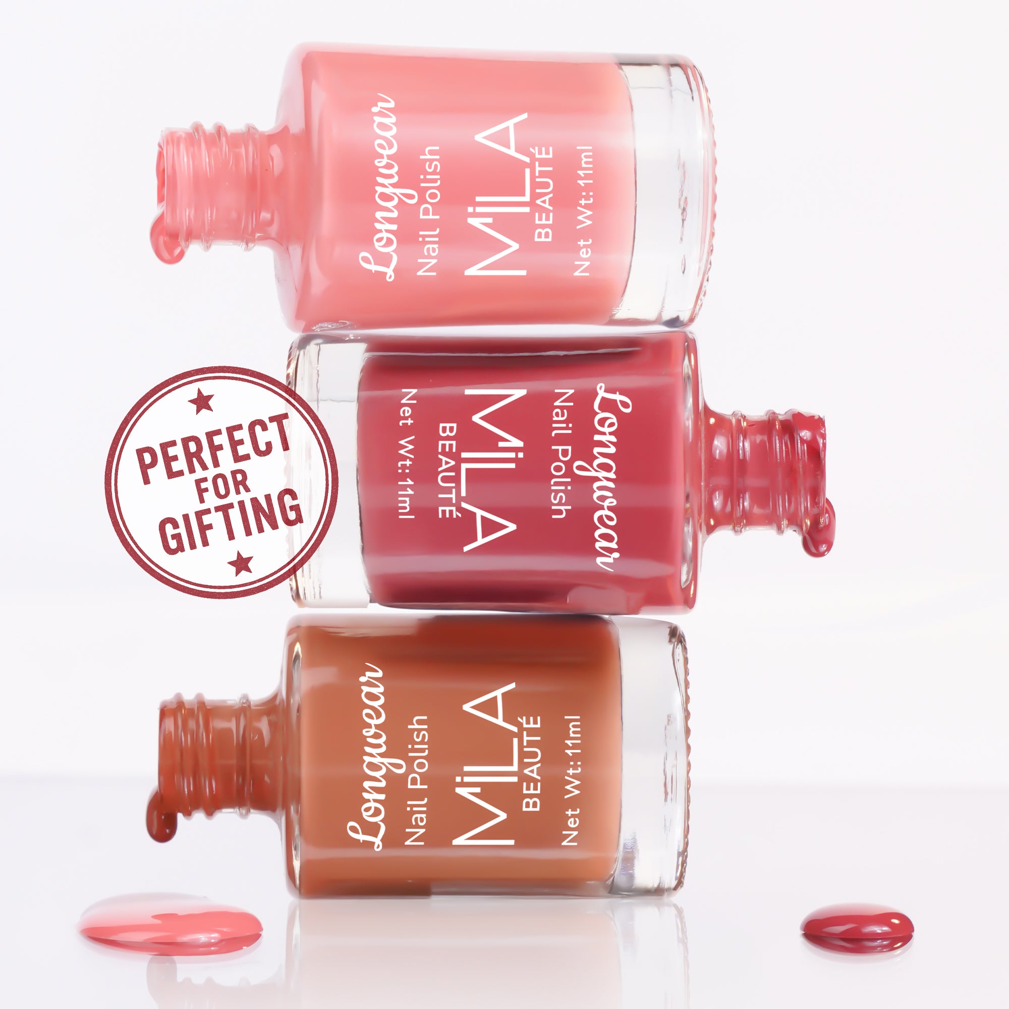 Longwear Nail Polish - Set of three