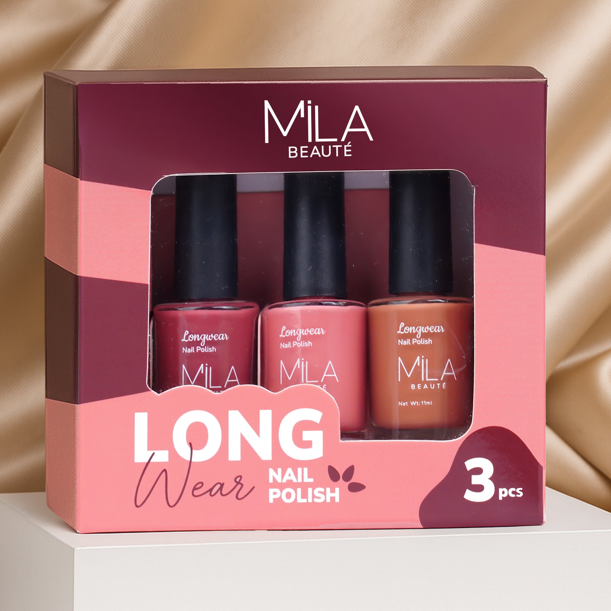 Longwear Nail Polish - Set of three