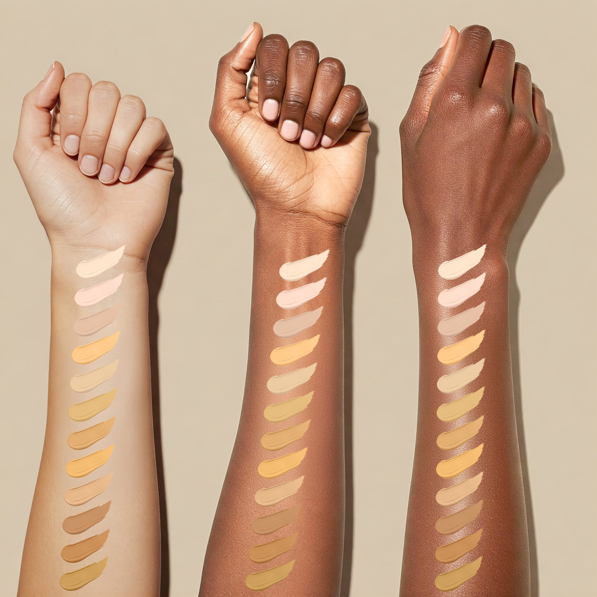 Ivory,Pink Ivory,Neutral Ivory,Beige,Neutral Wheat,Caramel,Warm ivory,Cream beige,Golden sand,Honey beige,Soft tan,Toffee