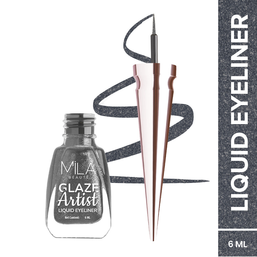 Intense Pigment Waterproof Glaze Artist Liquid Eyeliner- Pack of 3
