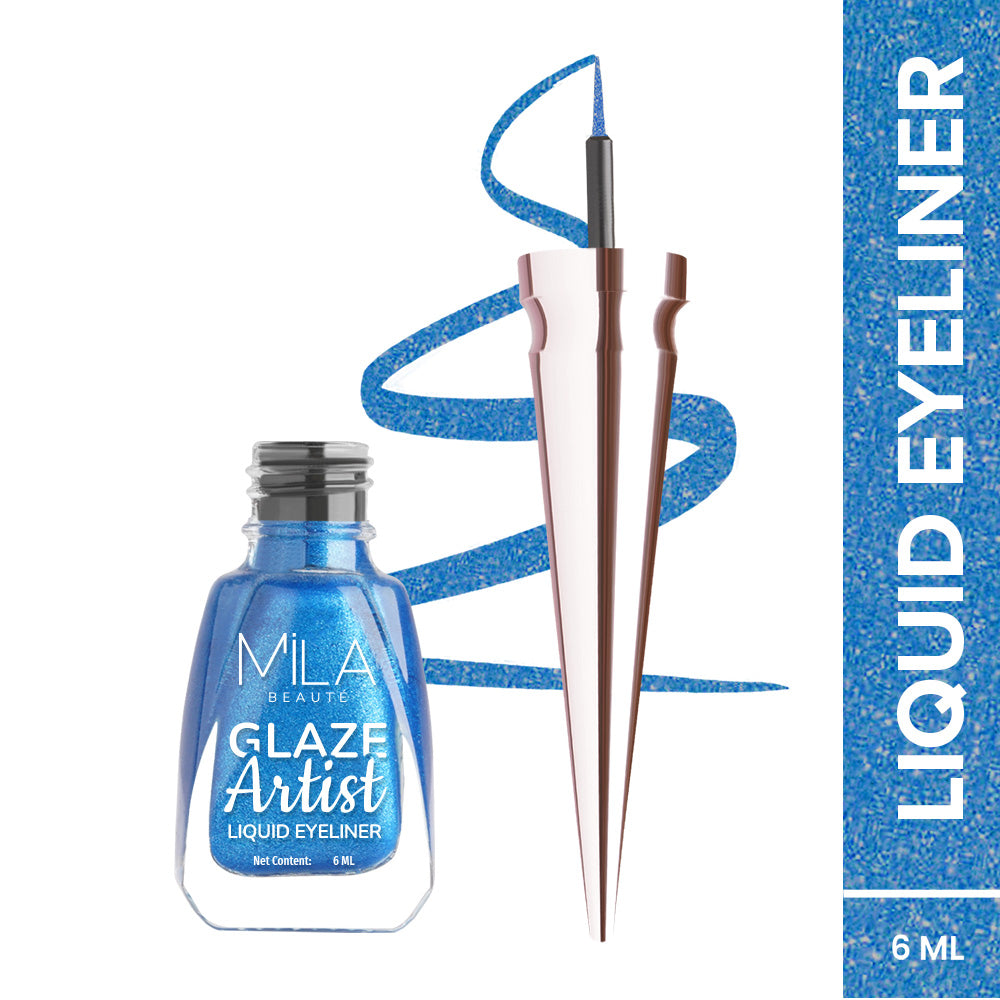 Intense Pigment Waterproof Glaze Artist Liquid Eyeliner- Pack of 3
