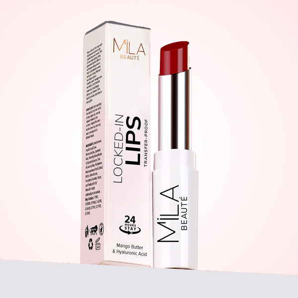 24Hr Non Transfer Locked-in Stick Lipstick with Mango Seed Butter