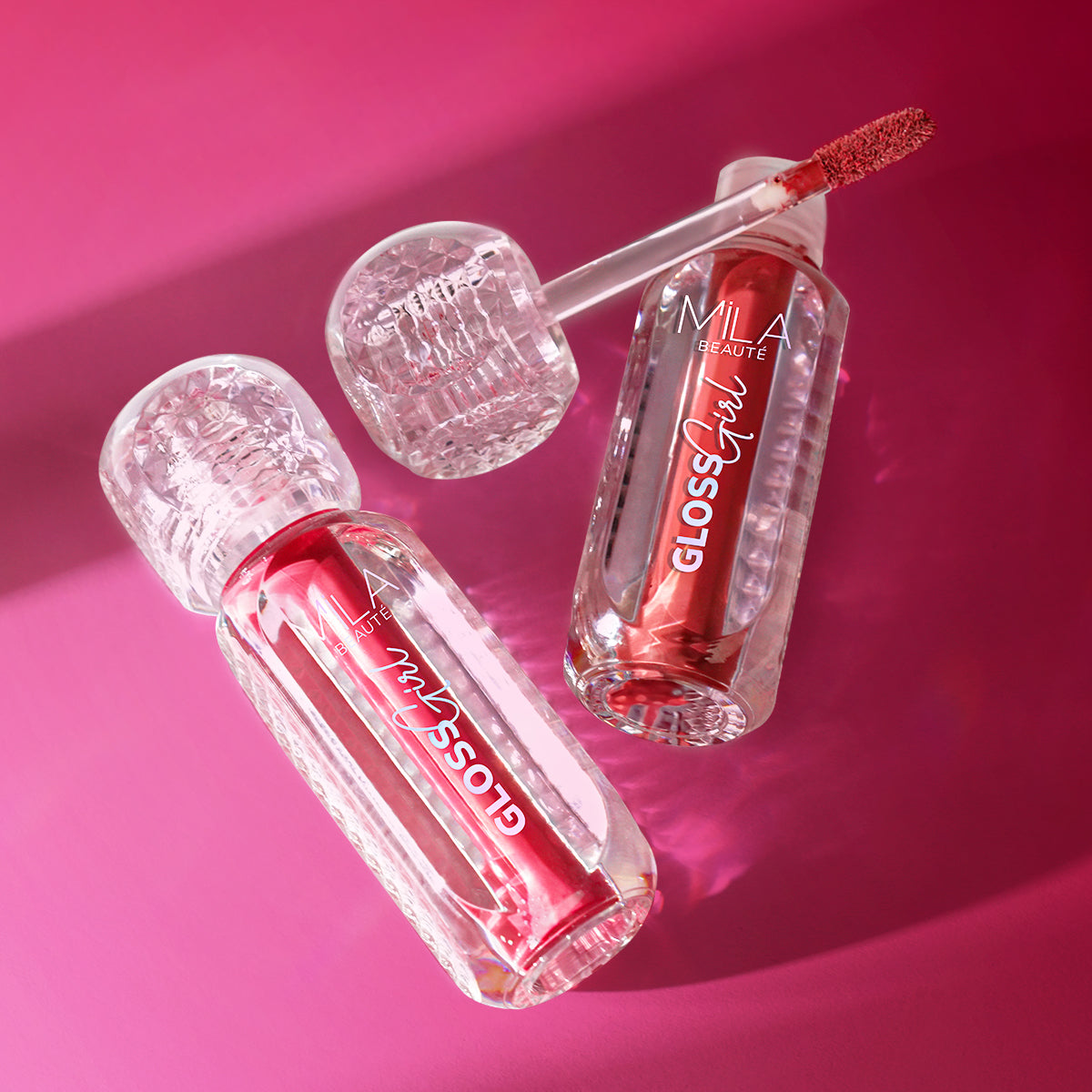 Gloss Girl Lip Gloss Set of 2 |  Fuller-Lip Effect & Extra Hydration With Mango Seed Butter & Hyaluronic Acid