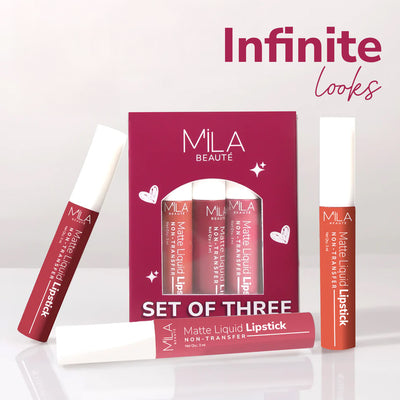 Matte Liquid Lipsticks I Set of 3