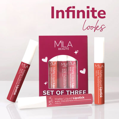 Matte Liquid Lipsticks I Set of 3