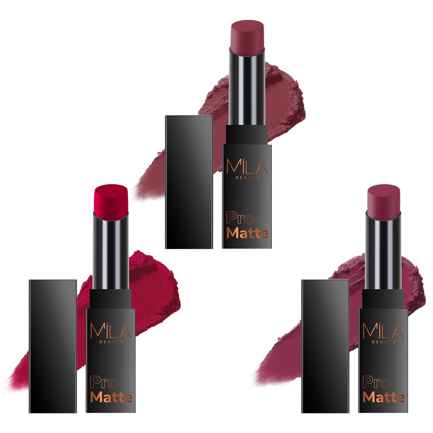 Pro Matte Lipstick Pack of 3 (Trio)