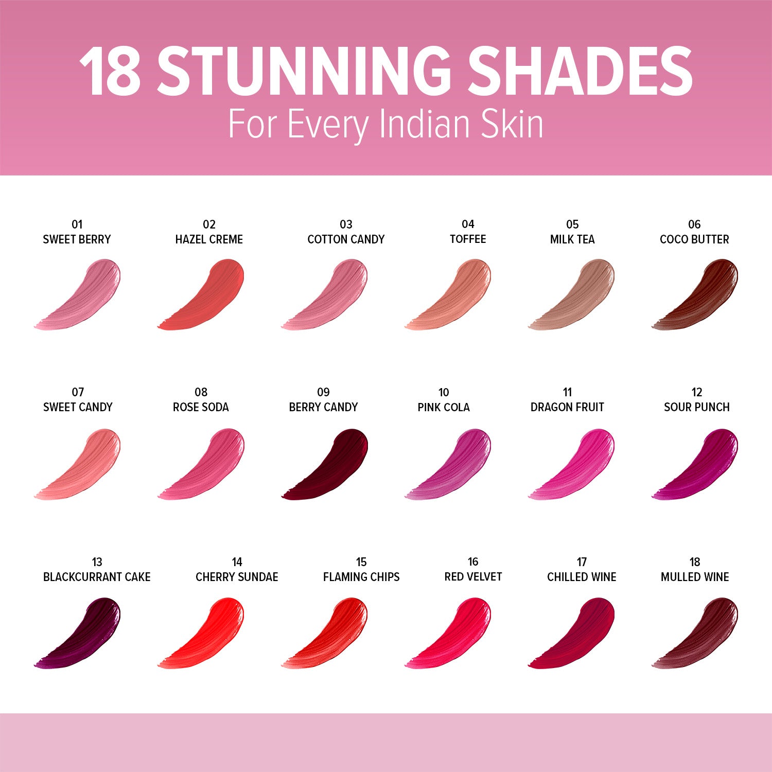 Pink Cola 10,Dragon Fruit 11,Cherry Sundae 14,Flaming Chips 15