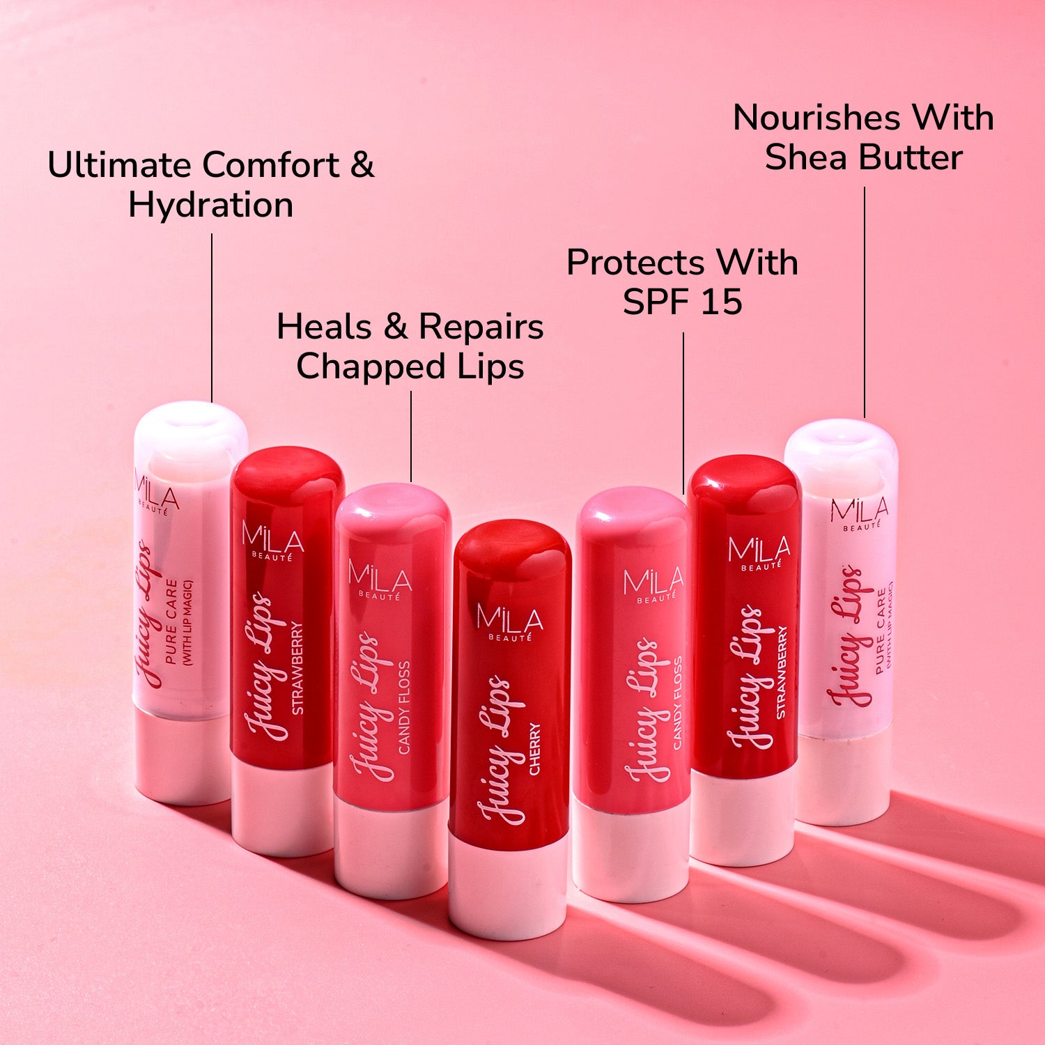 Strawberry_flavor_Lip_Balm - Mila Beauté