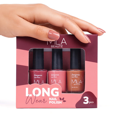 Longwear Nail Polish - Set of three